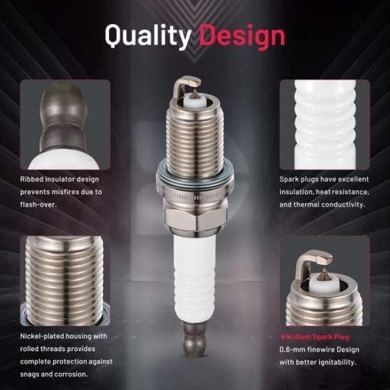 4056489068 Комплект из 6 иридиевых свечей зажигания для Toyota 4Runner 1996-2002 3.4L V6