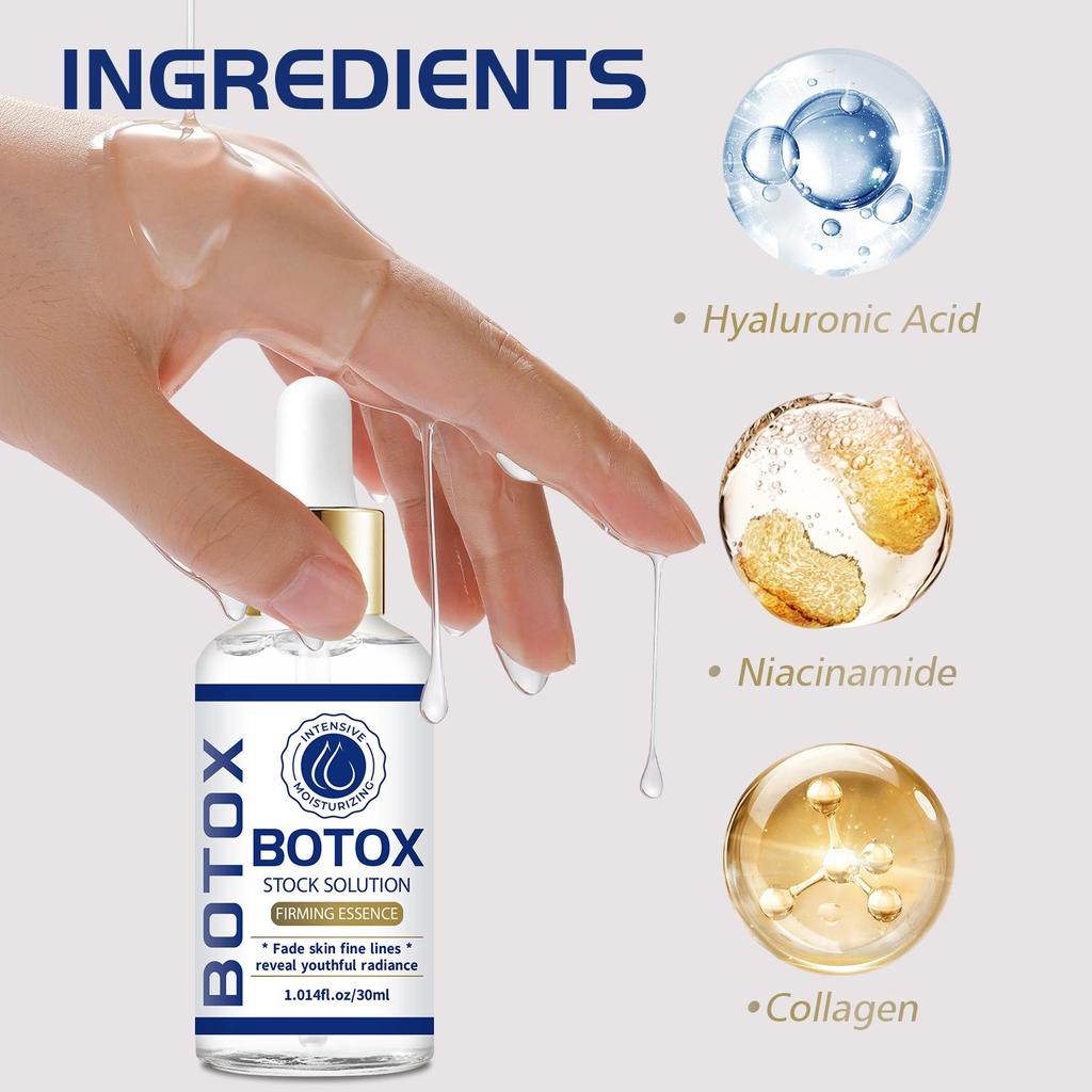 Botox Stock Solution-Deeply Nourishing The Facial Skin Care-Replenish Water and Lock Water More,30ml