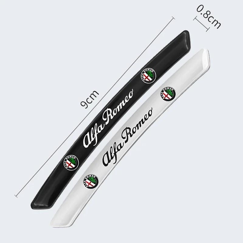 Car Stickers For Alfa Romeo Car Styling 4Pcs Aluminum Wheel Rim Sticker Decal For Alfa Romeo Giulia Stelvio Giulietta 156 159 14