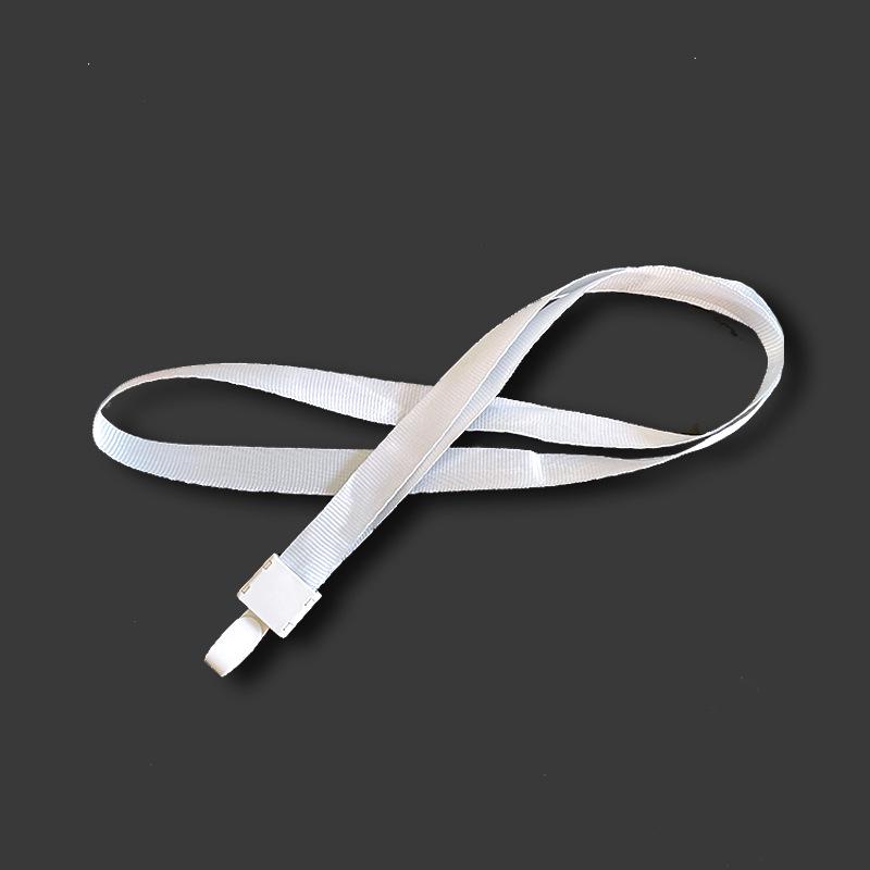 Pack of 50 - 1.5cm Wide Employee ID Badge Lanyards with Integrated Buckle and Card Holder