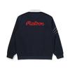 MALBON GOLF Brushed French Terry Collar T-Shirt Dark Navy (Man)