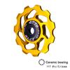 Mountain Bike Transmission Rear Dial Wheel High-end Ceramic Palin Guide Wheel 11T Tooth Aluminum Alloy Tension Wheel
