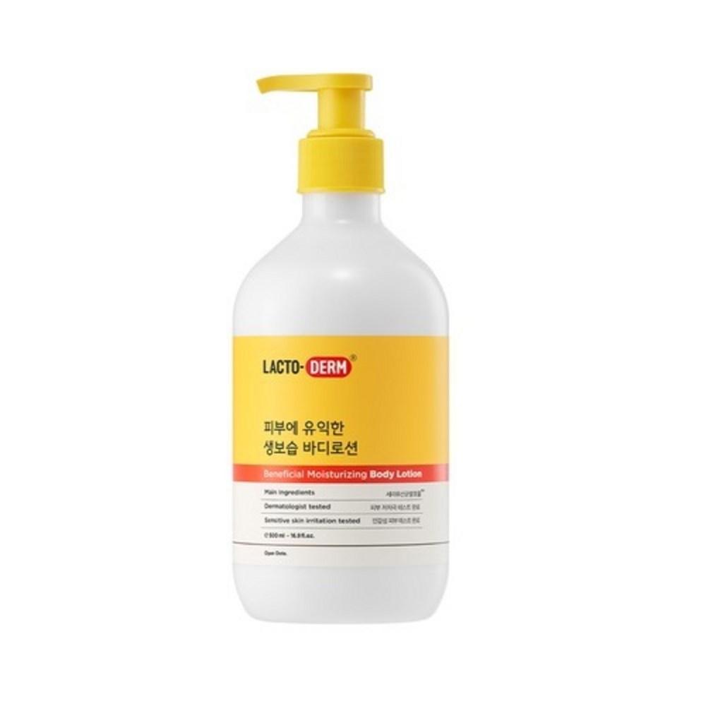 LACTO-DERM Увлажняющий лосьон для тела, полезный для кожи, 500 мл, 1 шт.