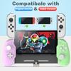 For N-Switch OLED Controller Upgrade Gamepad Handheld Grip Built-in 6-Axis Gyro Custom Controller for Switch & Switch OLED