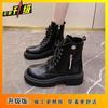 2025 Autumn New Internet Celebrity British Style Martin Boots Women's Fashion Platform Locomotive Advanced Sense Fried Street Versatile Short Boots
