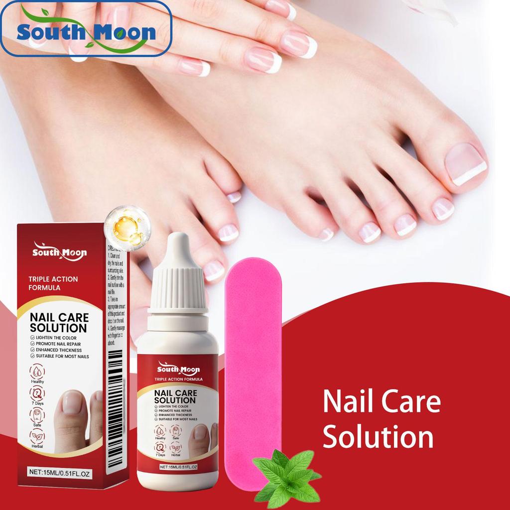 South Moon Nail Care Liquid Effective Soften Cuticle Improve Texture Strengthen Fingernail Healthy Nourish Nail Nursing Solution