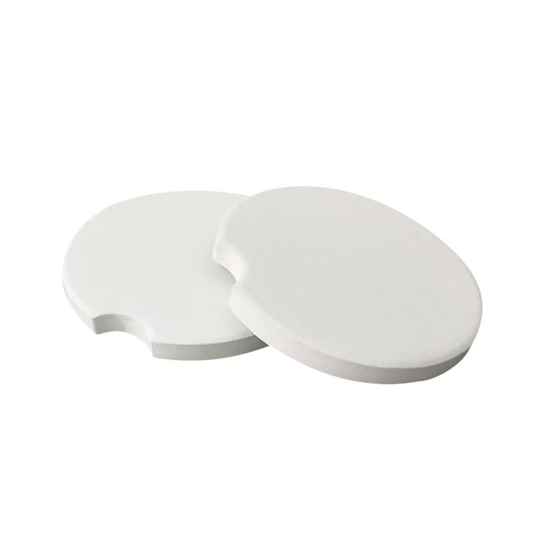 2Pcs Absorbent Ceramic Car Coaster Anti-slip Heat-insulating Absorbent Coaster Car Stable Universal Auto Cup Holder Cup Pad