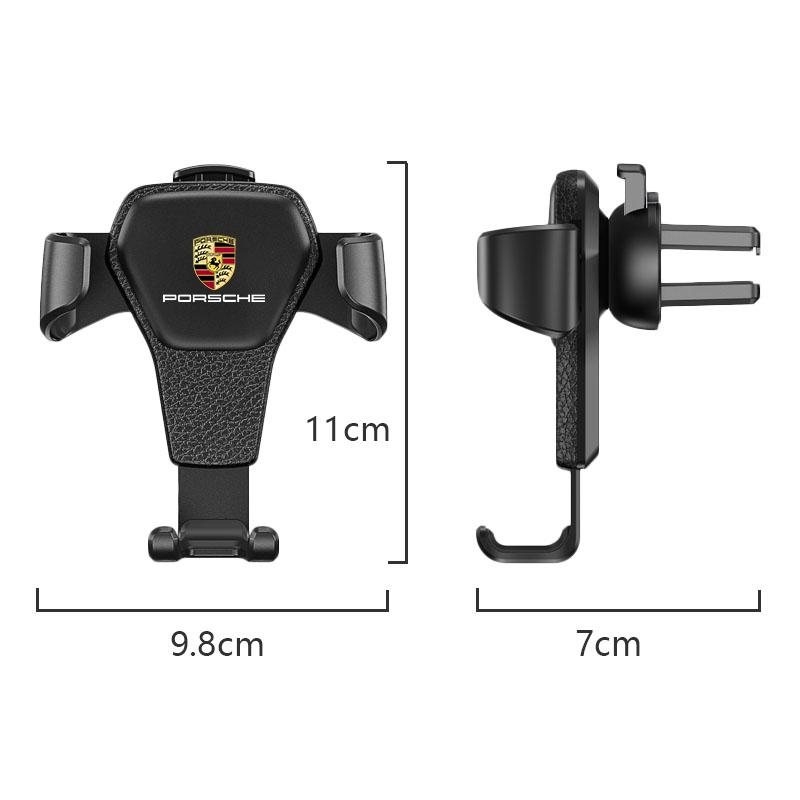 Автоматический держатель телефона с гравитационным креплением, зажим на вентиляционное отверстие автомобиля, поддержка для Porsche Cayenne Panamera Macan 911 718 Taycan Boxster Cayman 918