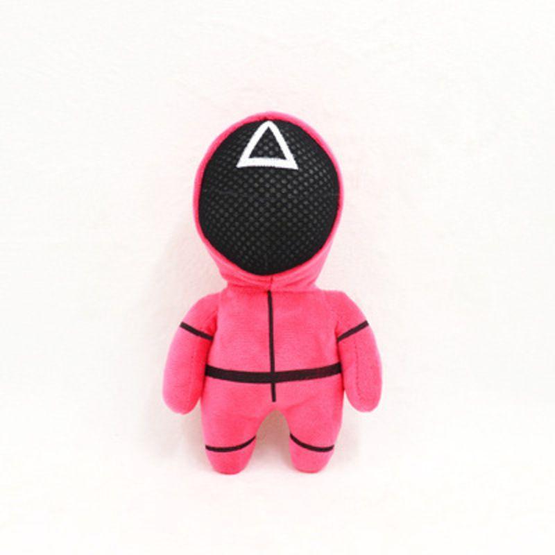 Red Squid Game Guard Worker Staff Plush Toys Front Man 001 456 218 Doll Stuffed