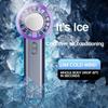 Handheld Ice Compress Fan USB Rechargeable Semiconductor Refrigeration Portable Small Charging Turbo Mini Fan Air Conditioner