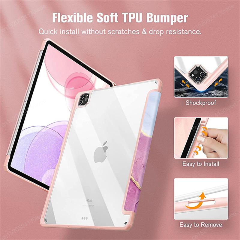 Для чехла iPad A16 11-го 10 10-го 10.2 9-го 8-го 7-го 9.7 5-го 6-го Чехлы Funda для iPad Air 11 2025 5-го 4-го 10.9 2024 Pro 11" 9.7 Обложка