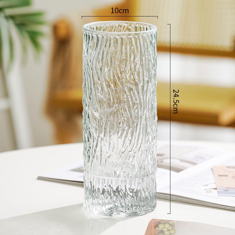Минималистичная прозрачная стеклянная ваза для гидропонных цветов - Элегантный декор для дома и спальни