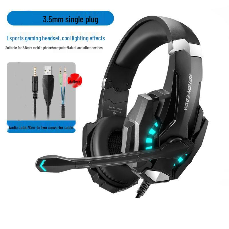 Inzhuo G9000 Трансграничная игровая гарнитура: 3,5 мм+USB, совместим с PS4