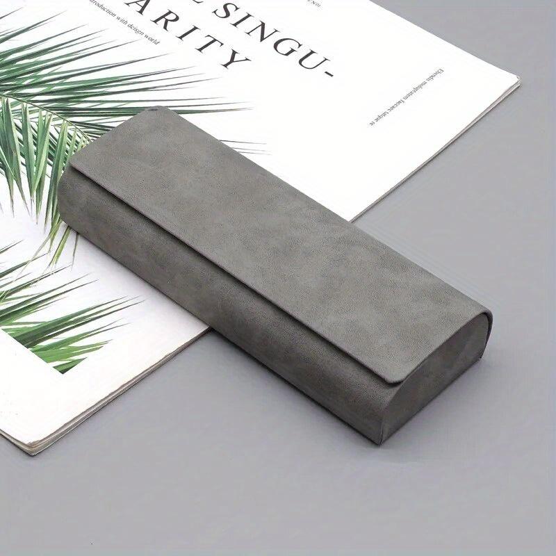 Футляр для очков с жестким корпусом, мужской и женский, из искусственной кожи, переносной, антиэкструзионный, складной, для хранения солнцезащитных очков