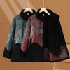 Old Lady Winter Woolen Coat Grandma Fur Integrated Top Old Man Tang Suit Velvet Clothes
