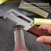 Multifunctional Peeler & Scallion Shredder, Stainless Steel Peeler, Scallion Slicing Tool, Kitchen Fruit Vegetable Peeler, Melon