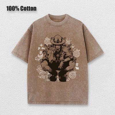 Винтажные футболки с принтом 2025 года, уличный хип-хоп, ретро панк футболка, женская, харадзюку, повседневная, хлопковая, с коротким рукавом, кислотная стирка