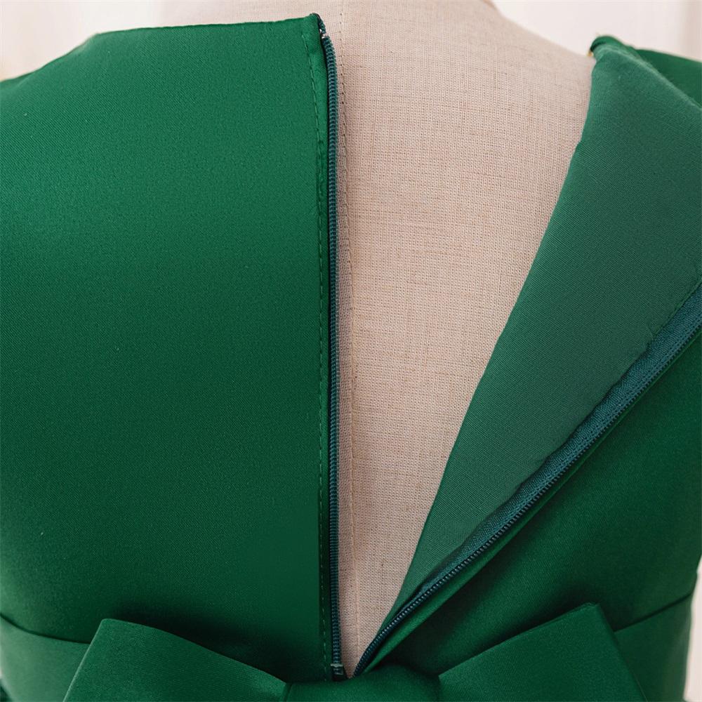 Пышные блестящие рождественские платья для девочек, красно-зеленое фатиновое платье для свадьбы, дня рождения, принцессы, костюм подружки невесты с бантом