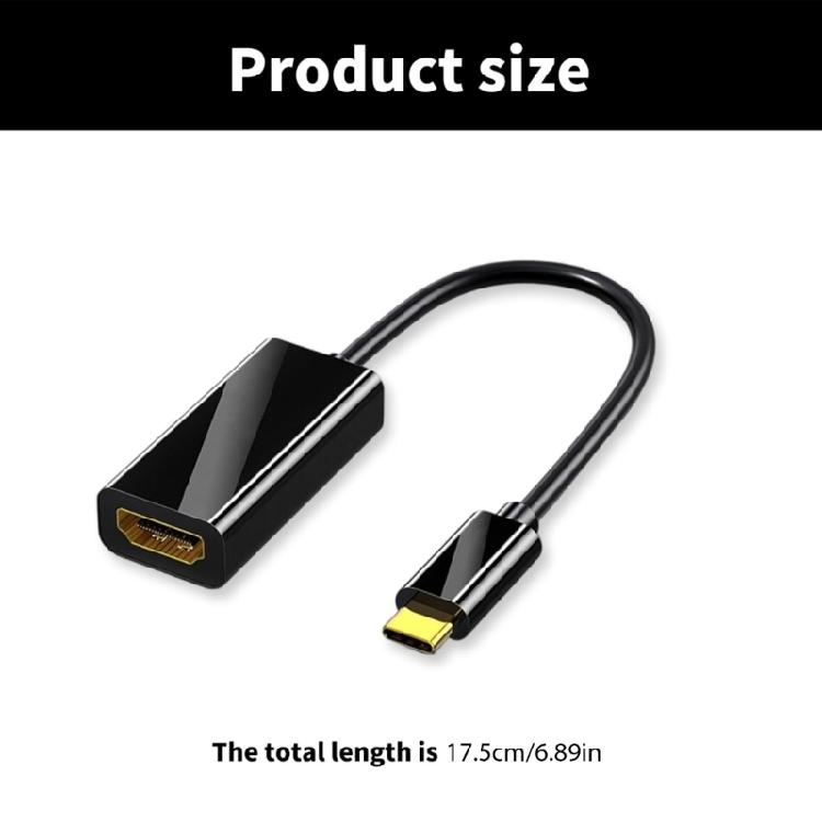 Адаптер USB C на HDTV, поддержка высокого разрешения 4K для профессионального редактирования и развлечений, совместимость с несколькими устройствами