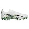 Puma Ультра Ultimate Panda Color MG (Резиновый короткий стержень) Искусственный газон Прочные легкие футбольные бутсы Унисекс Футбольные бутсы Белый Зеленый 108104-01