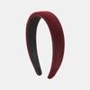 Halden Emboss Logo Velvet Hairband (H003_burgundy)