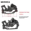 Meroca Durable Aluminium Mountain Bike Caliper Pads Foldable Front Rear Disc Brake for Electric Vehicle Quality Bicycle Brake