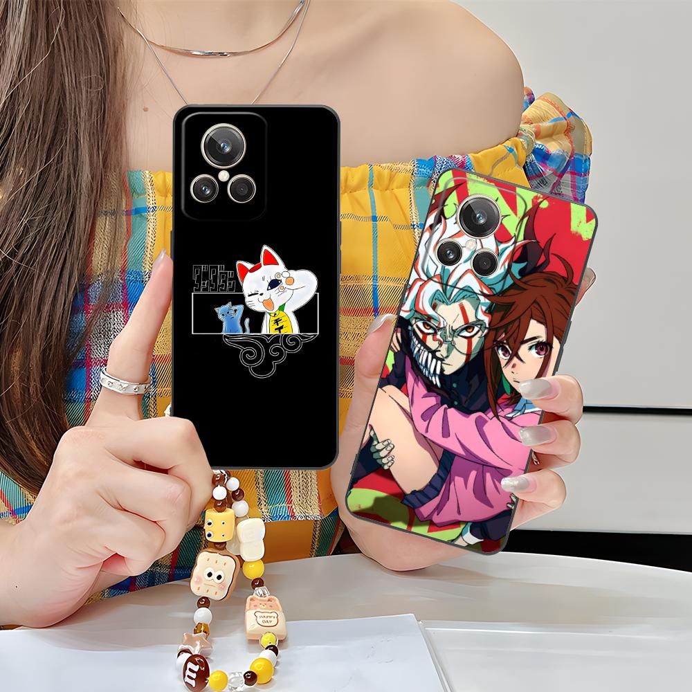 Аниме Dandadan Матовый ТПУ Чехол для Мобильного Телефона для Realme GT 8 Neo Pro C75 73 71 C67 65 C55 53 C35 31 C20 15 Цветная Крышка