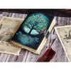 Leather Journal Tree of Life - Genuine Leather Notebooks For Women - Beautiful Journal For Sketches Book Traveling Book Blank Spell Book