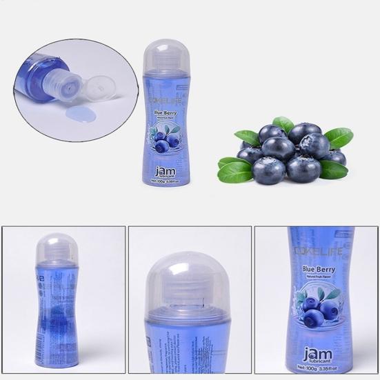 100г Съедобный фруктовый вкус Смазка для тела для улучшения секса пар на водной основе