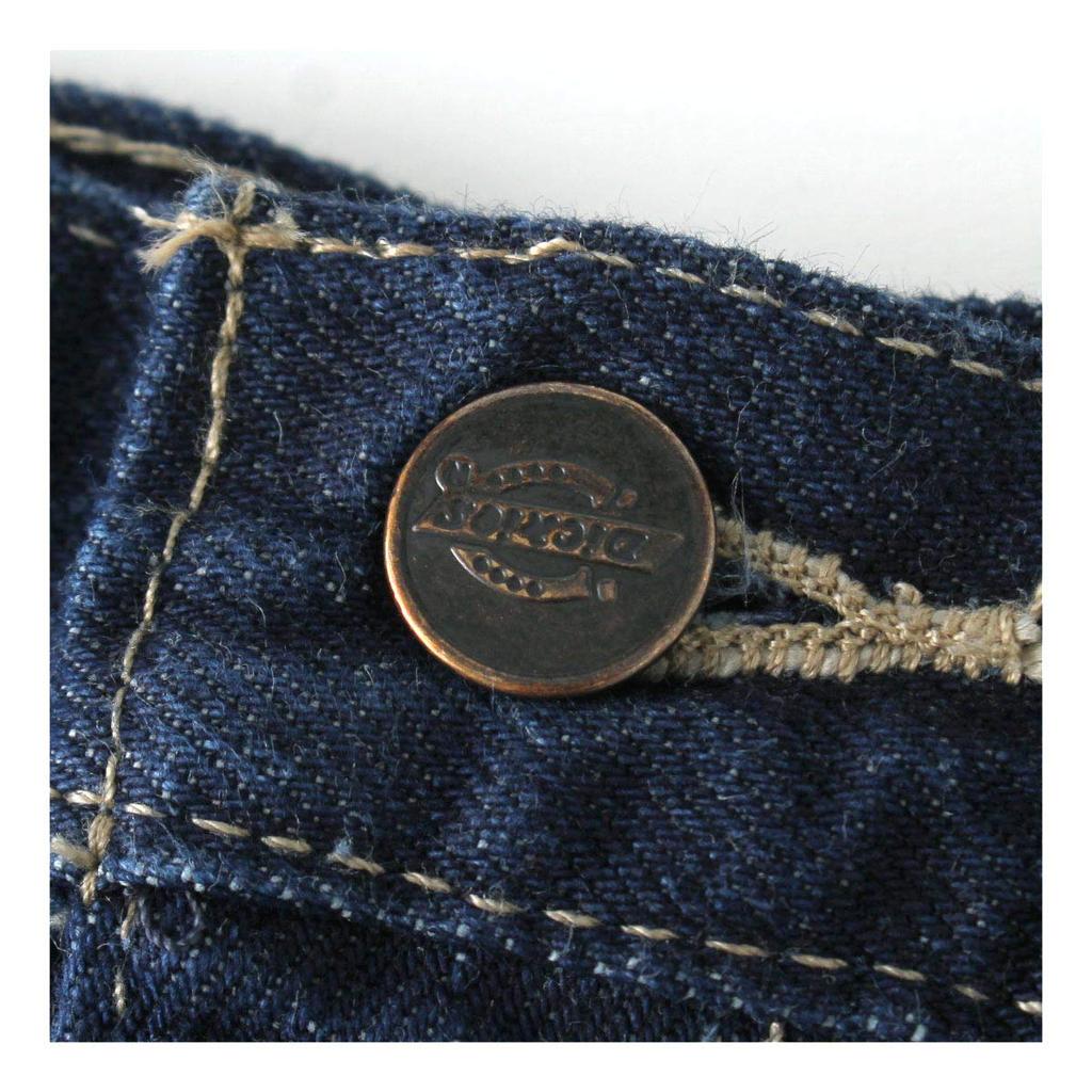 Рабочие брюки Dickies 1993 Модель США Мужские Индиго Синий 38x32