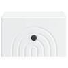 Wall Mounted Nightstand 2 pcs White 33 x 34.5 x 20 cm