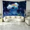 Blue frog Pattern Home Decor Tapestry, Wall Hanging, Decorative RV Wall Cloth.XGT0914418