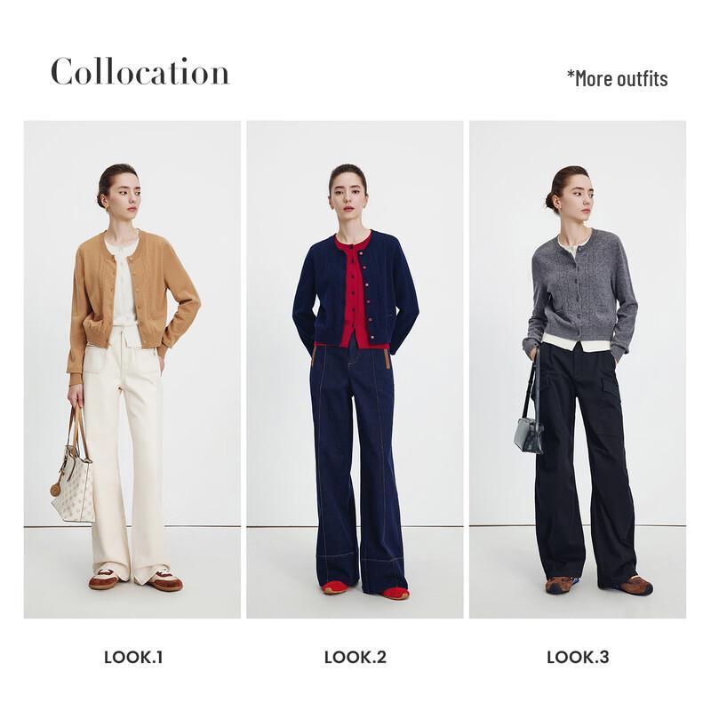 Navigare Женский вязаный кардиган с эффектом двух изделий