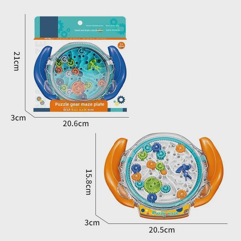 3D-головоломка «Лабиринт шестеренок»: Ручной балансировочный мяч для концентрации и игры детей