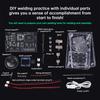 Walkie-Talkie Radio Electronics DIY Kit Wireless Intercom FM Radio Circuit Board Welding Practice BK4802P RF+RDA5807 Dual Chip