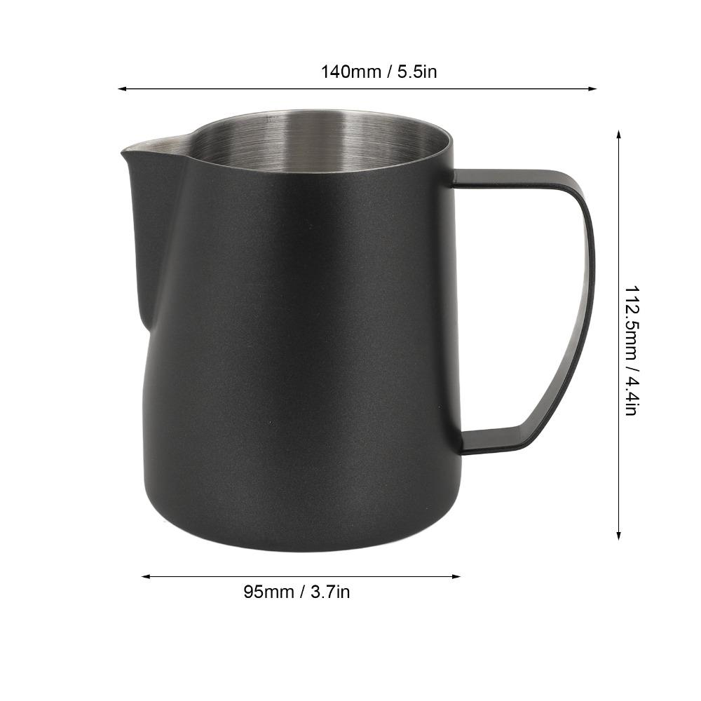 24oz Steaming Pitcher Stainless Steel Milk Frothing Pitcher Coffee Latte Art Milk Frother Maker