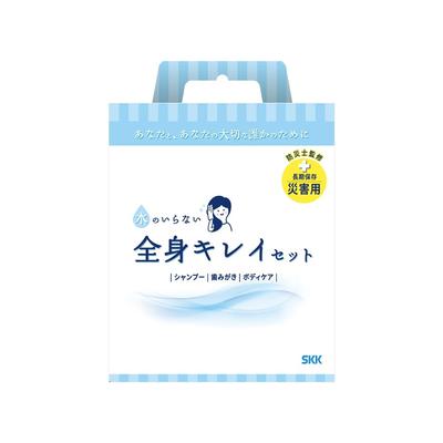 Shikoku Paper Sales Набор для очистки всего тела, который не требует воды для предотвращения стихийных бедствий, долгосрочного хранения, использования в случае стихийных бедствий