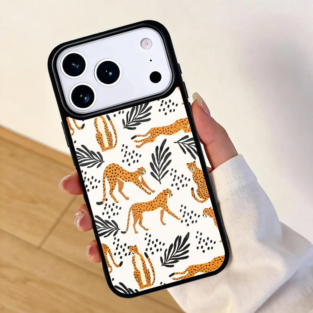 Cheetah Panther Mobile Phone Case for IPhone 17 AIR 16pro Max 15 14 13 12 11 Bumper Cover
