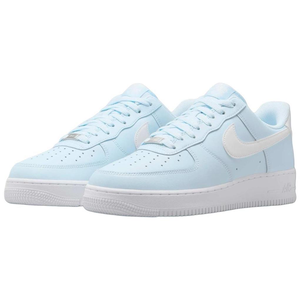 Nike Кроссовки Air Force 1 07 Glacier Blue Unisex белые FJ4146-400