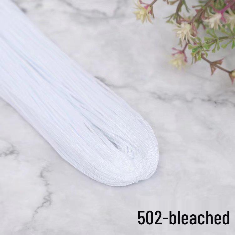 1mm Fine Ice Silk Crochet & Knitting Thread – Ideal for DIY Bags, Sandals, or Summer Hats