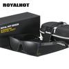 Royalhot Men and Women with Polarized Box Aluminum Magnesium Colorful Film Driving Fishing Outdoor Sunglasses