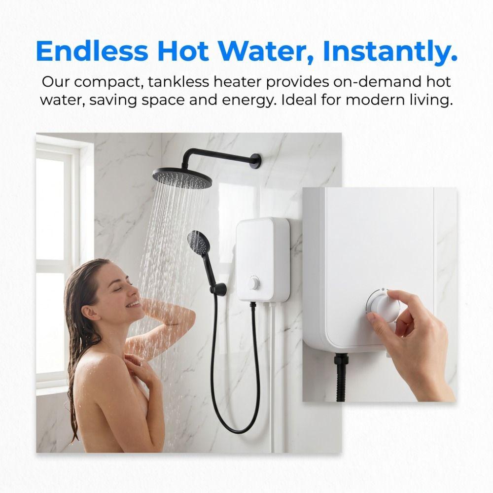 Electric Instant Hot Water Heater Rapid Heating Compact Water Heater Household Use