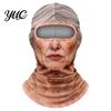 Winter Balaclava Mask Realistic Face Ski Mask, 3D Print Balaclava, Cold Weather Guard Protection Hood Neck Gaiter for Halloween Outdoor Cycling Funny
