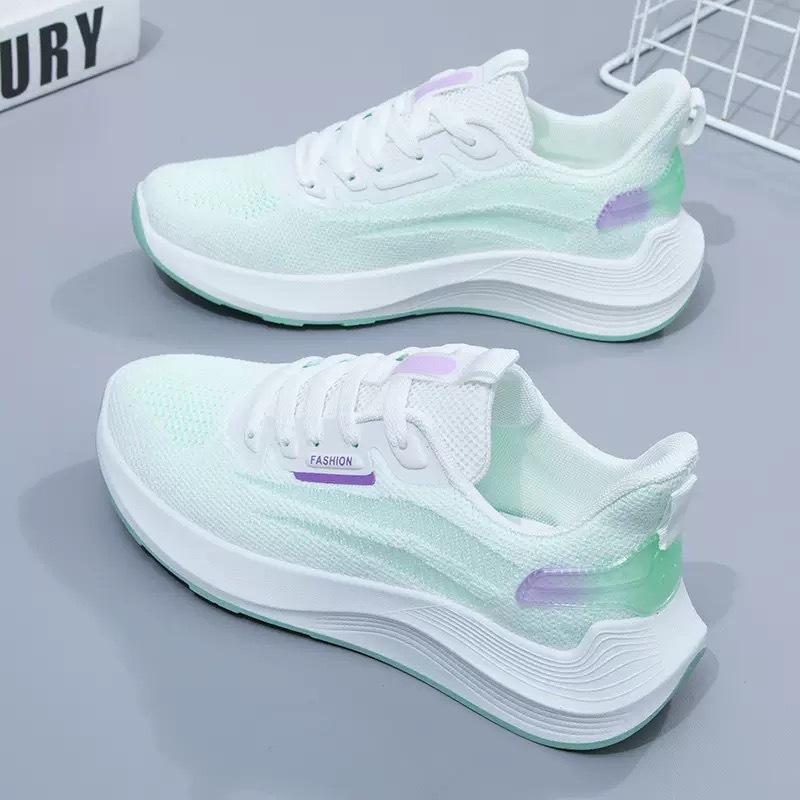 Женская повседневная обувь, кроссовки, весна, новые модные корейские женские дышащие и удобные кроссовки для бега на открытом воздухе