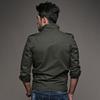 Spring And Autumn Jacket Men's Military Cotton Jacket Plus Size