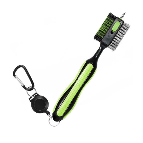 Щетка для гольф-клубов Инструмент для чистки гольф-клубов с магнитным выдвижным карабином Гольф