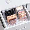 Money Storage Rack 7 Compartments Clear Heavy Duty Large Capacity Multifunctional Desktop Cash Eyeshadow Palette Cosmetic Holder Organizer