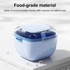 Double-layer Denture Holder Brace Storage Box BPA Free Compact Portable Drainage Layered Portable Denture Storage Case