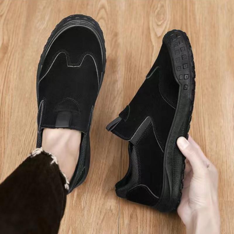 Men's Breathable and Anti Slip Loafers Fashionable Spring Autumn Work Shoes Men's Outdoor Hiking Shoes Skateboarding Shoes