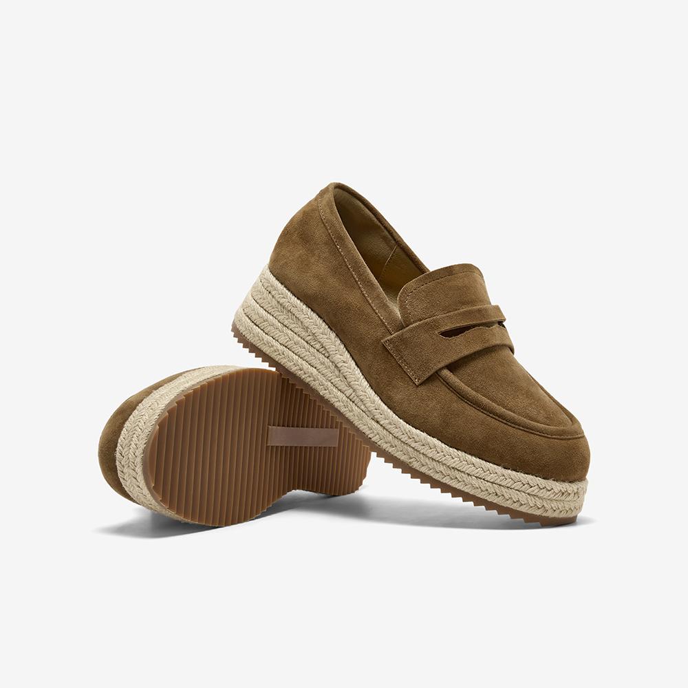 Bata Lefu Shoes Women's 25 Autumn New Edition British Style Cashmere Leather Single Shoes